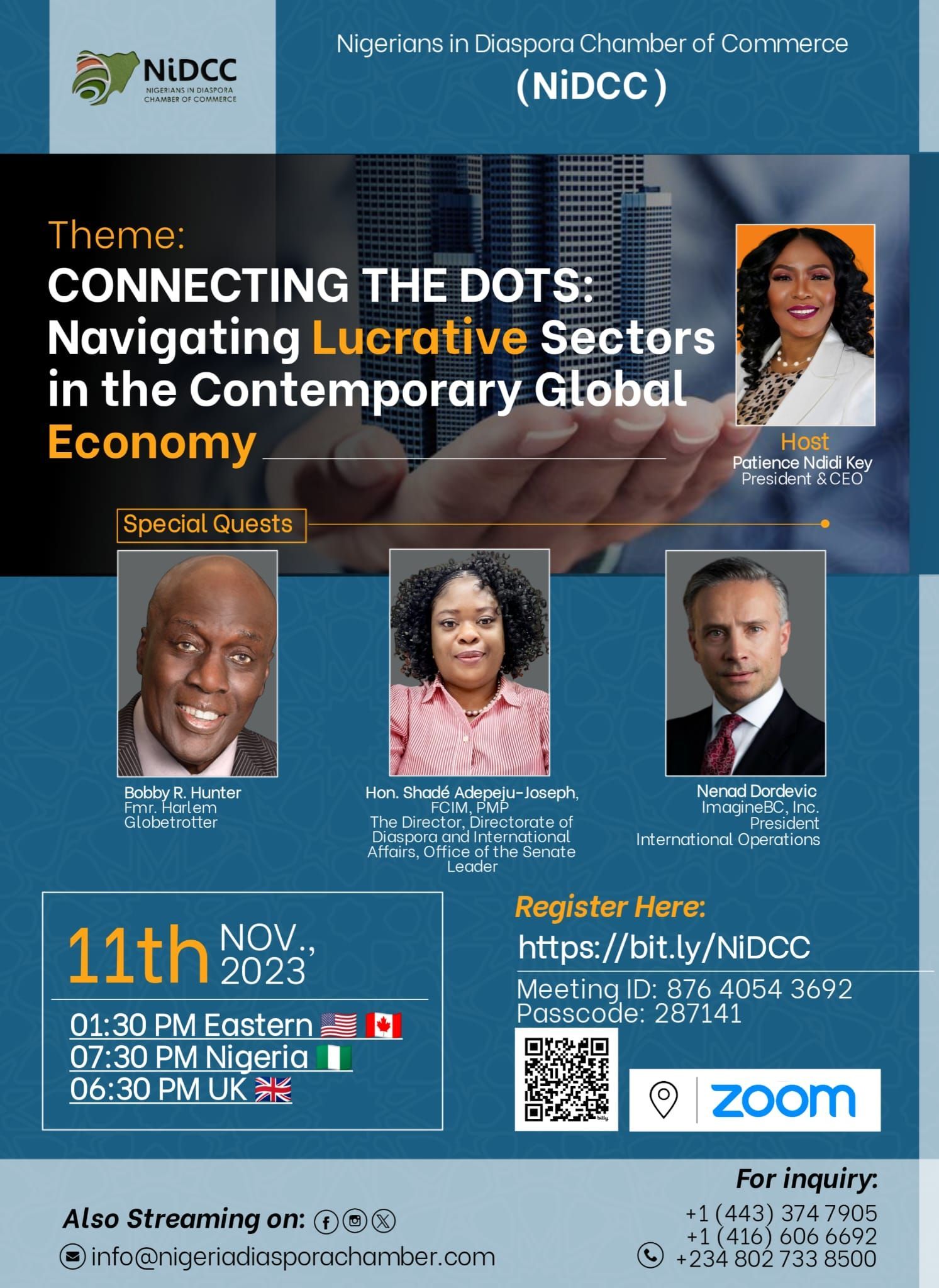 CONNECTING THE DOTS : NAVIGATING LUCRATIVE SECTORS IN THE CONTEMPORARY GLOBAL ECONOMY