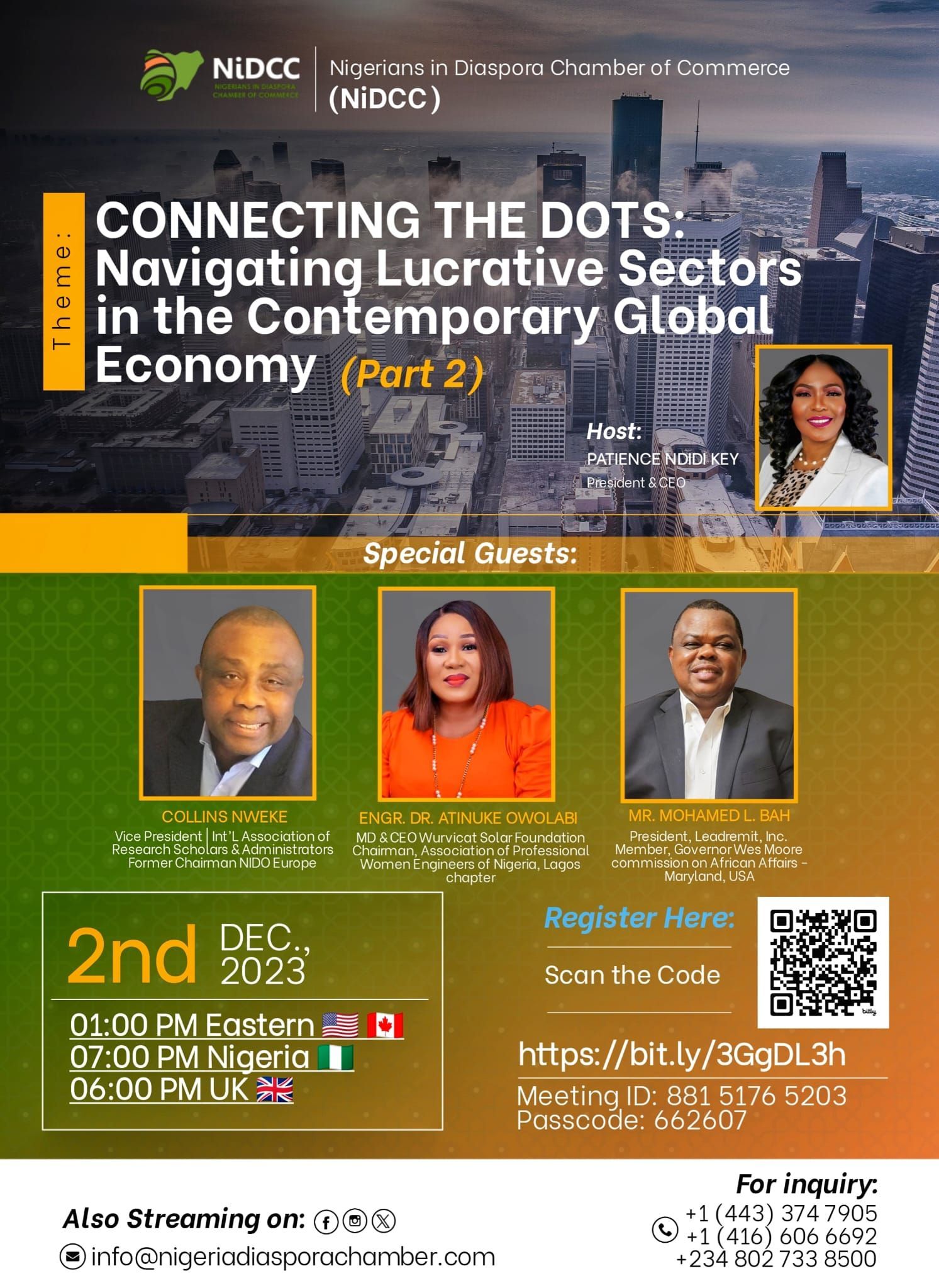 CONNECTING THE DOTS : NAVIGATING LUCRATIVE SECTORS IN THE CONTEMPORARY GLOBAL ECONOMY - PART 2