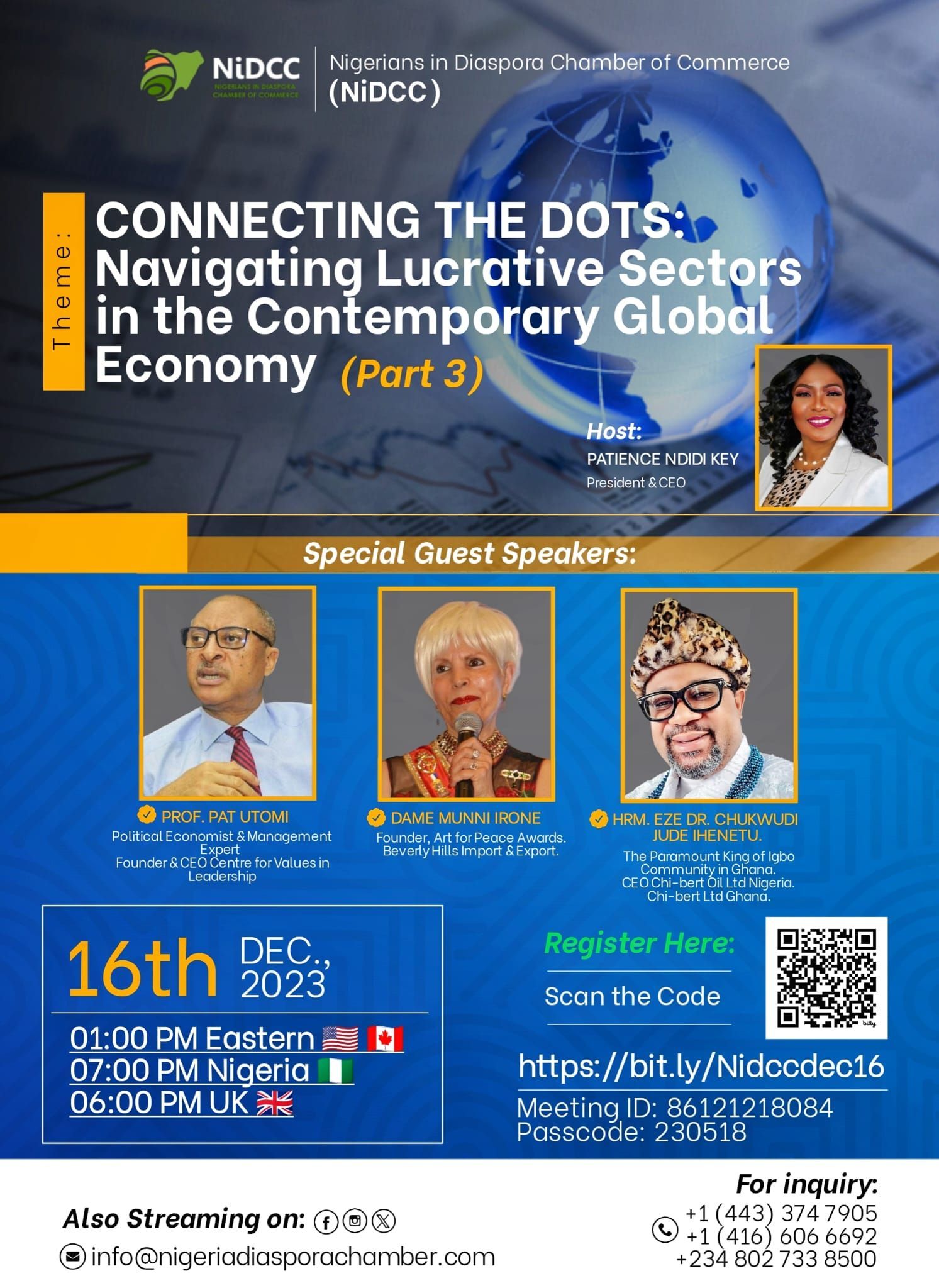 CONNECTING THE DOTS : NAVIGATING LUCRATIVE SECTORS IN THE CONTEMPORARY GLOBAL ECONOMY - PART 3