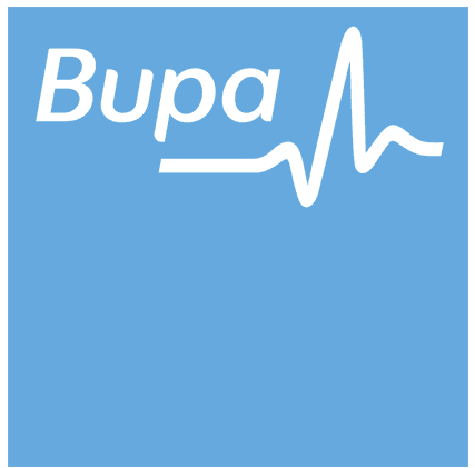 square blue Bupa logo