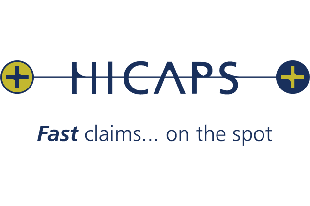 blue and yellow hicaps logo