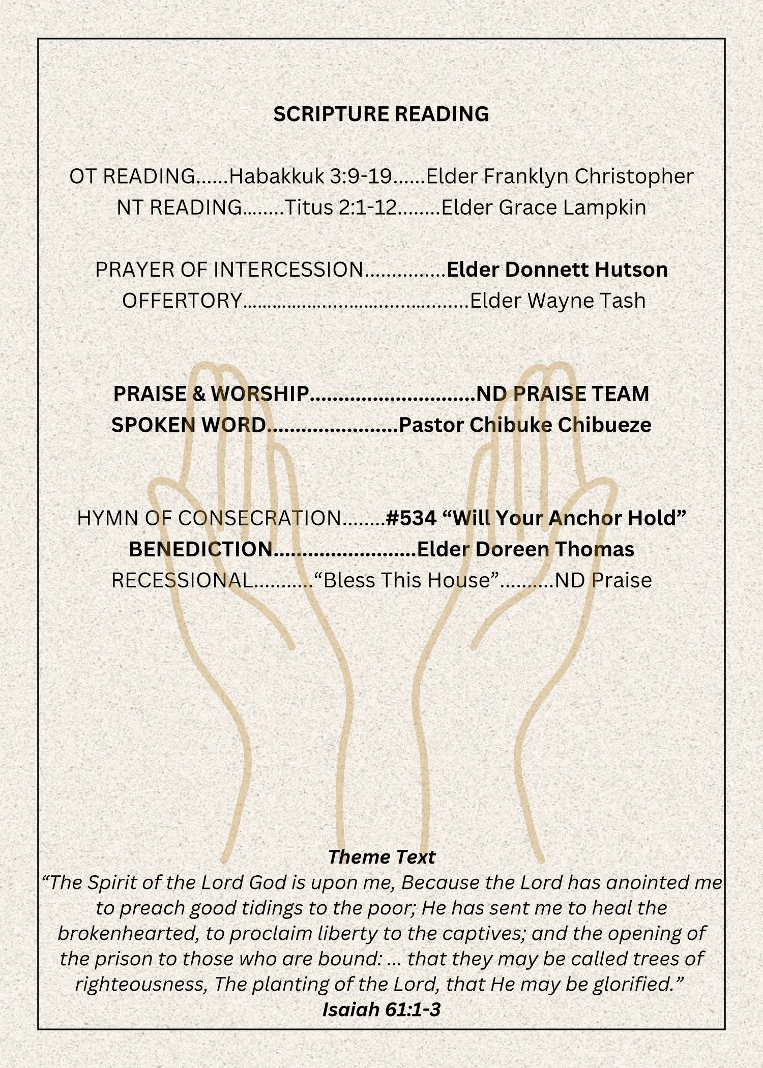 Church Bulletin Page 3