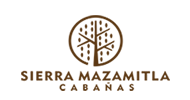 The logo for sierra mazamizla cabana 's is a tree in a circle.