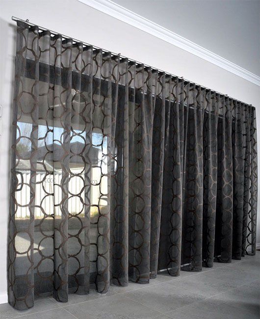 37. curtain black