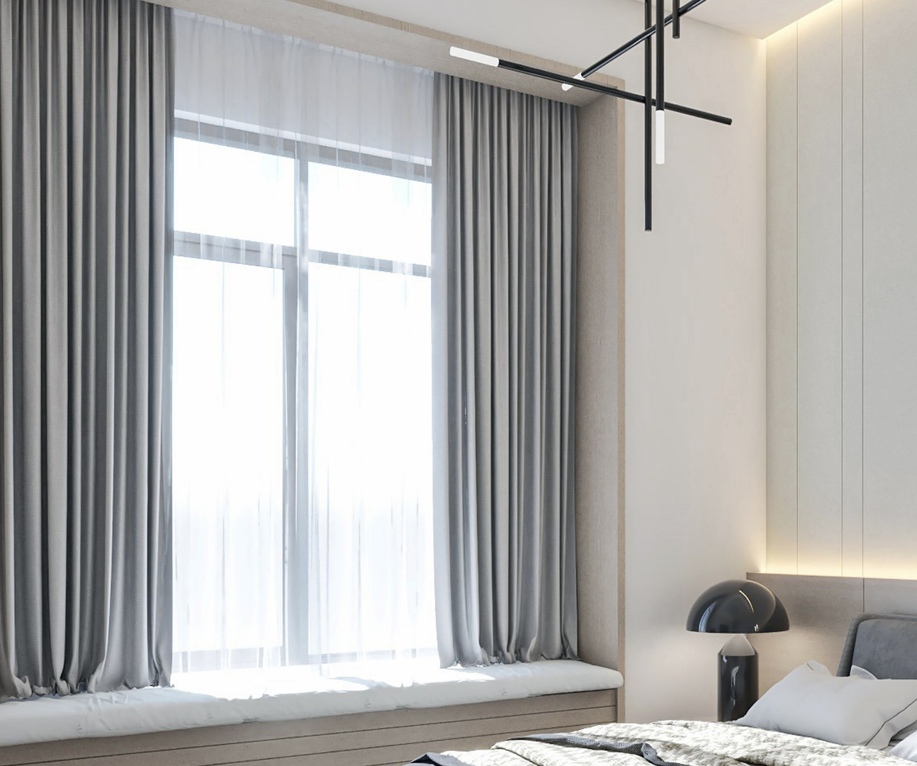 bedroom blockout curtains Gold Coast