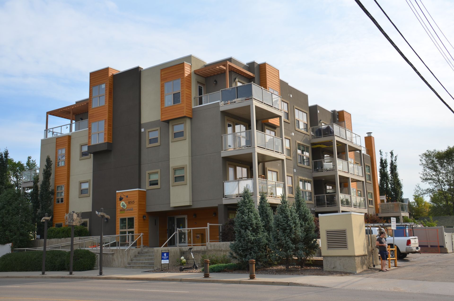 exterior siding on a high-rise building from mandel exteriors