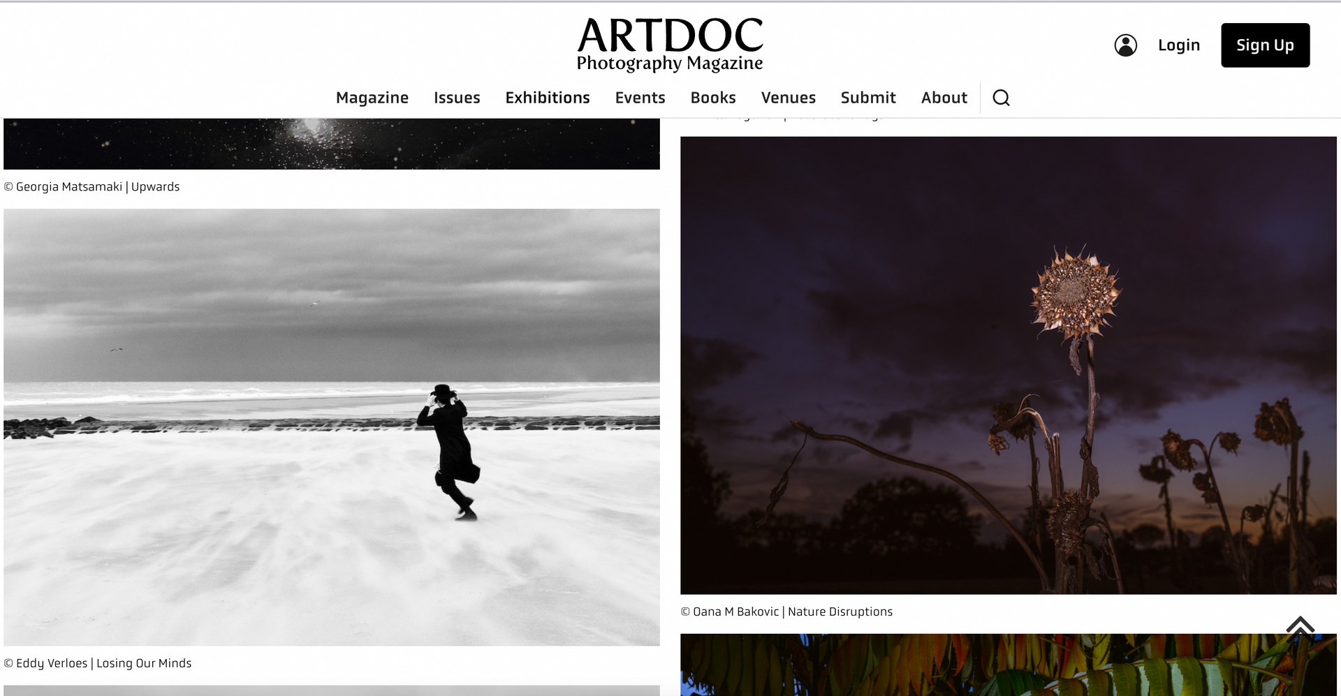 Oana Baković, Light In Darkness Collection @Artdoc Photography Magazine, January 2022.