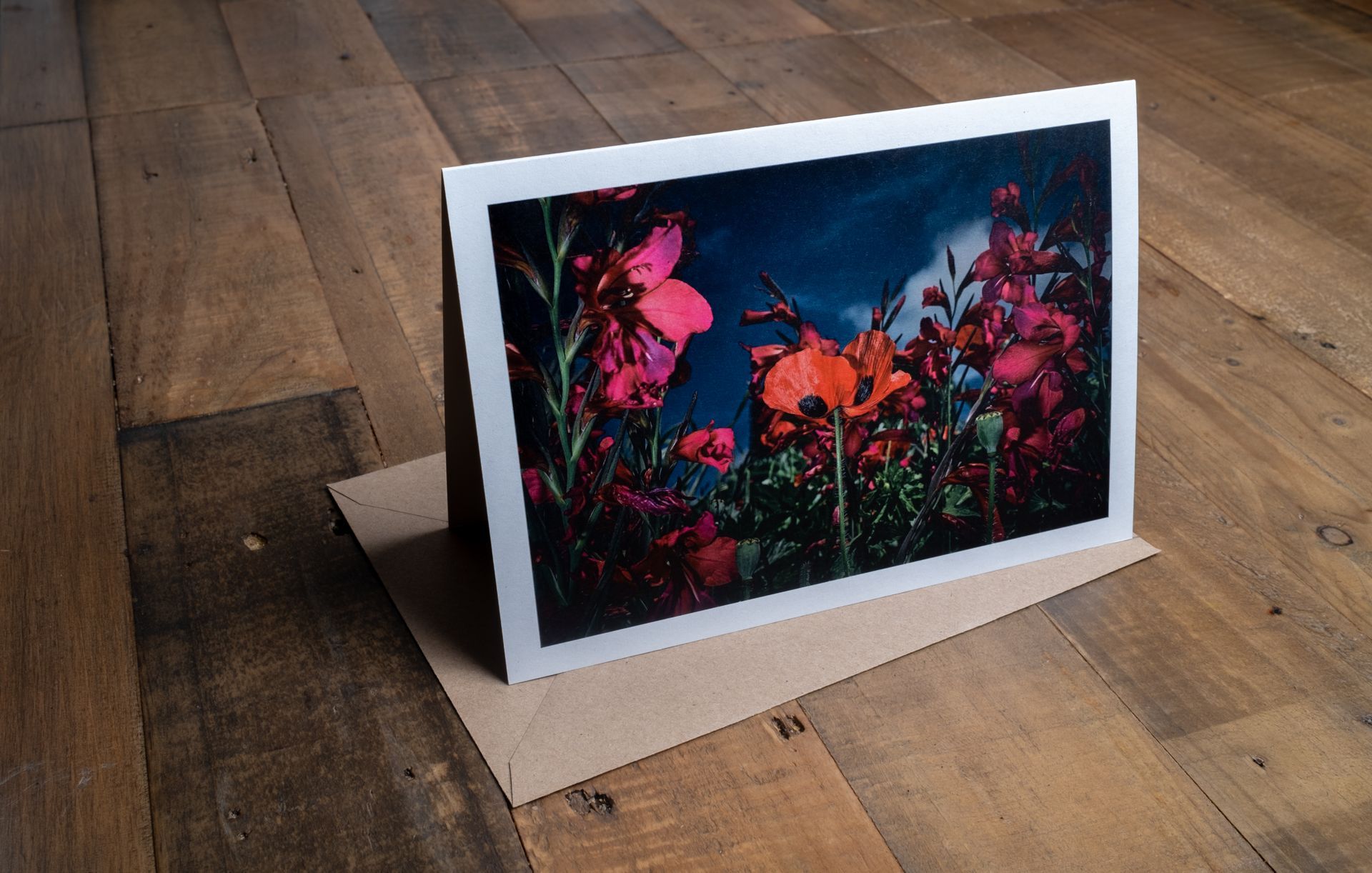 Fiesta - 100% Sustainable Greeting Card featuring award winning floral photography by Oana M. Baković.