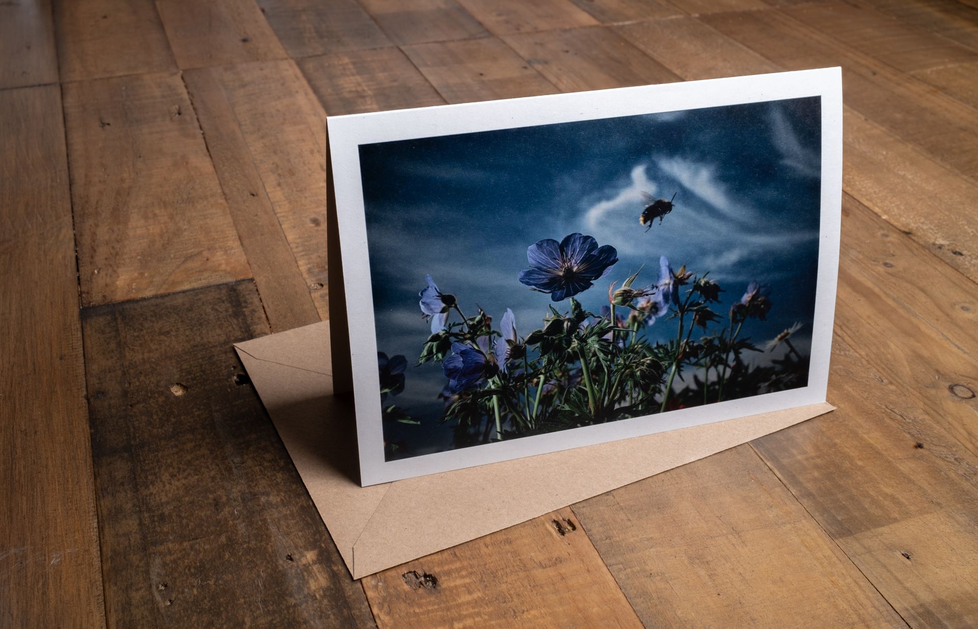 Clubbing - 100% Sustainable Greeting Card featuring award-winning floral photography by Oana M. Baković.