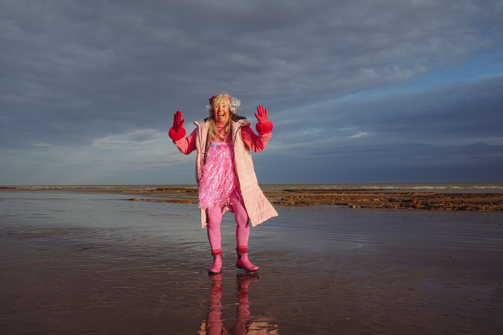 Creative Photography from the Groove Into Spring collection featuring a group of women dancing and connecting through music.