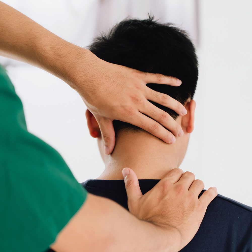 Checking the Neck — Charlotte, NC — Accident & Injury Center