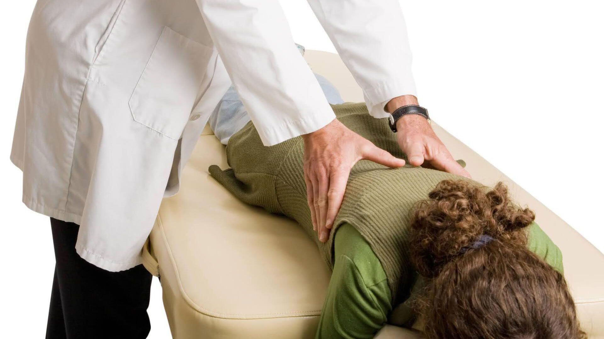 Chiropractor Checking a Patient — Charlotte, NC — Accident & Injury Center