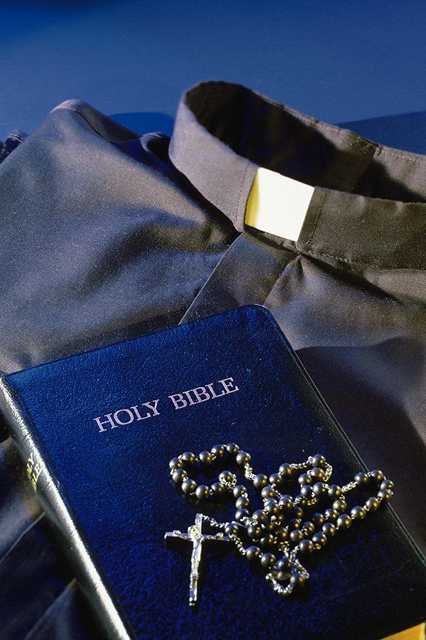 Priest Attire with Bible — Saint John, IN — Boric Religious Gift