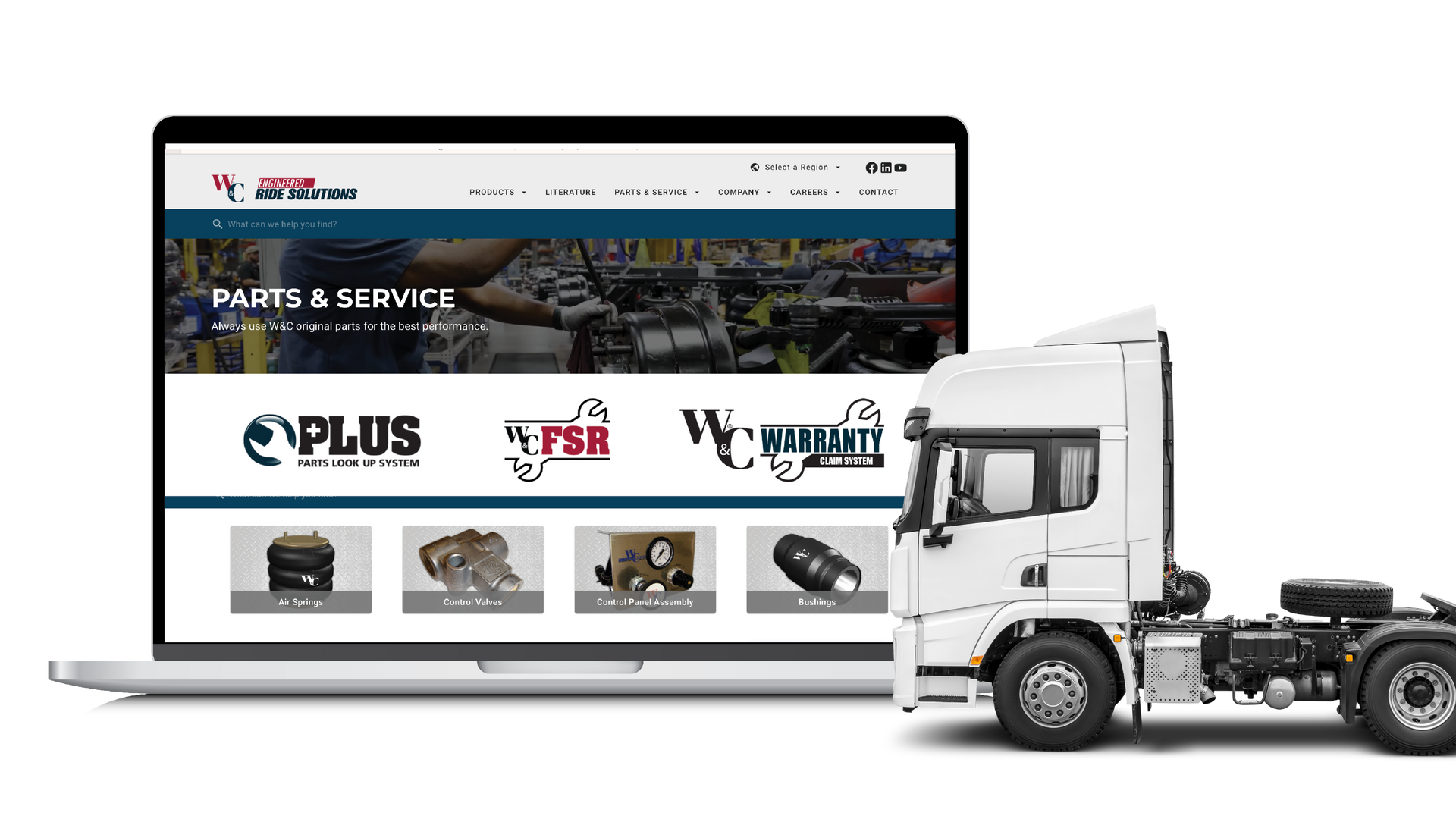 W&C Suspensions Website Redesign