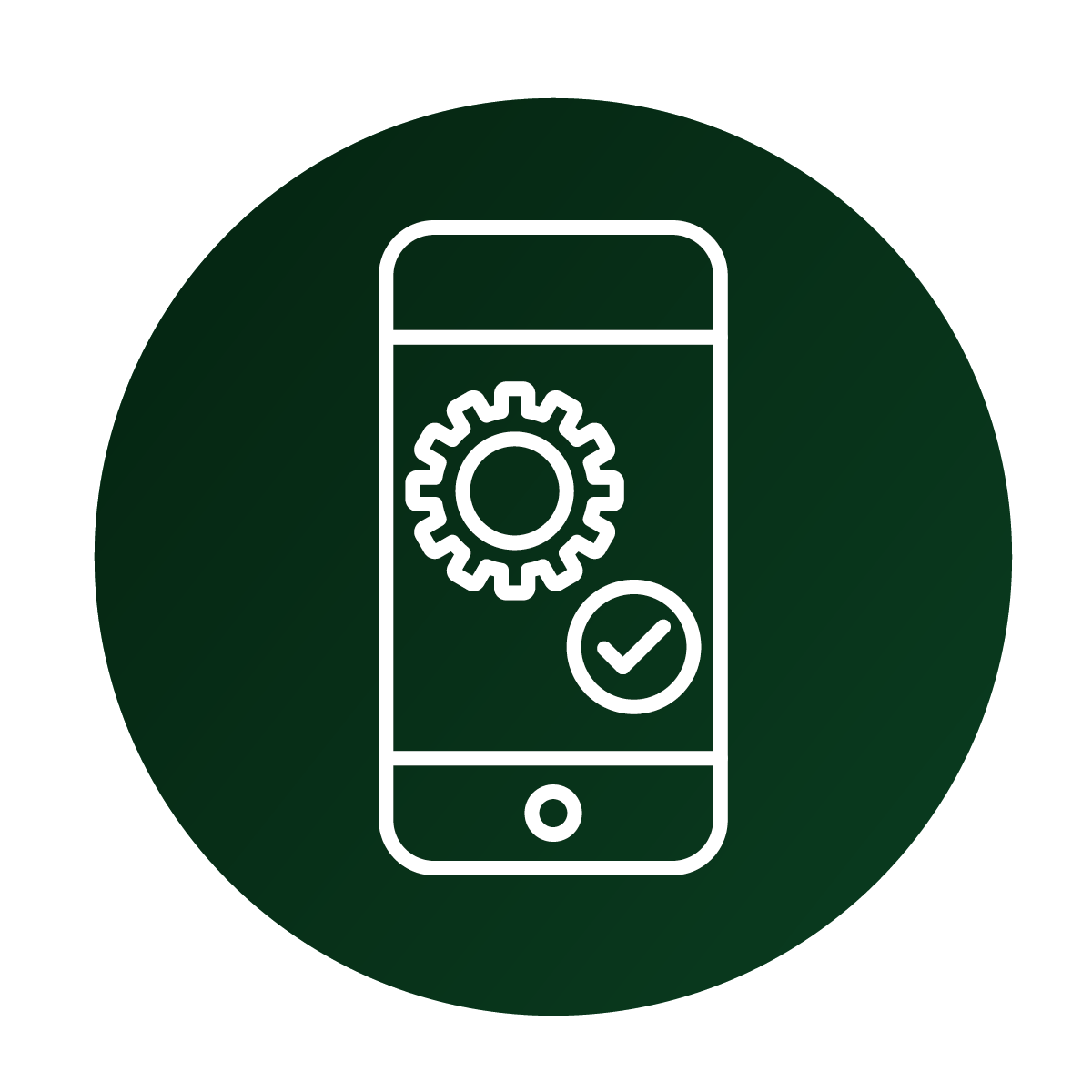 Mobile app development icon