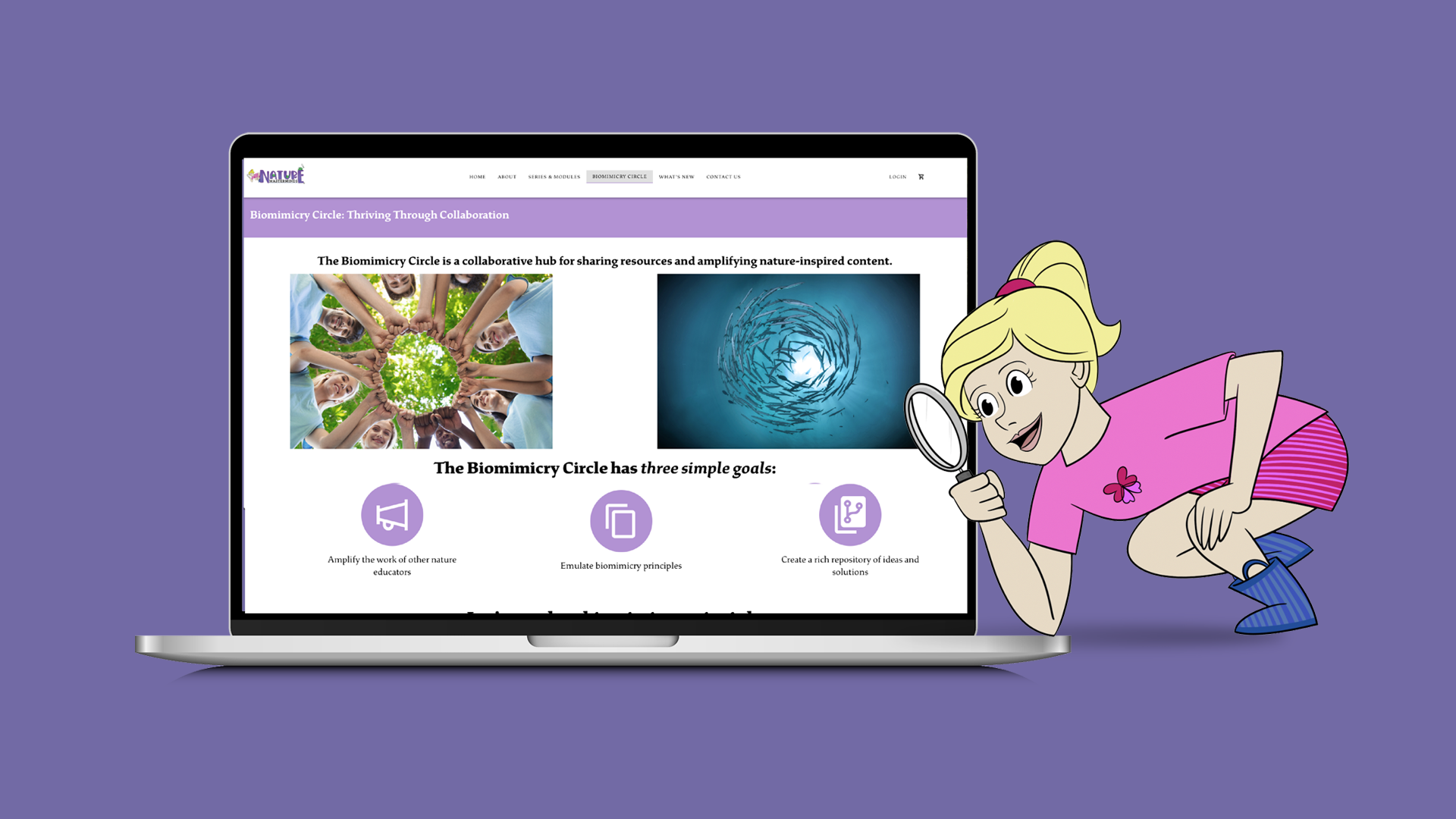 Nature Masterminds website development