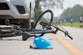 No Fault — Car Crashed To Bike in Mineola, NY