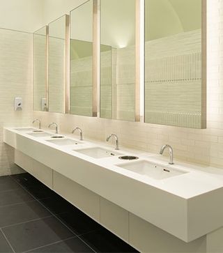 Commercial Bathroom — Tampa, FL — Larson Plumbing