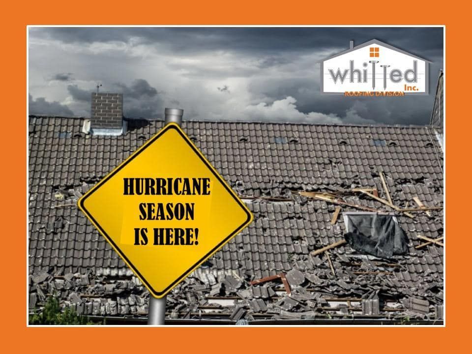 damage roof by hurricane