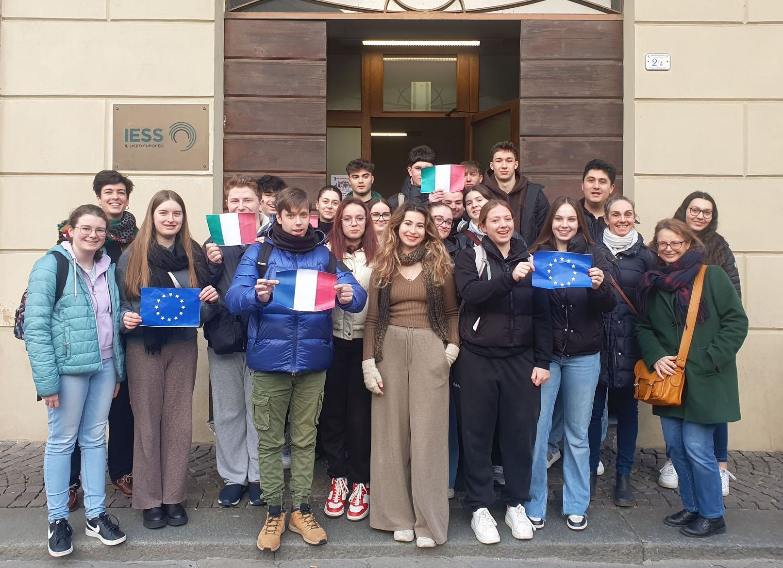 Gli studenti di un Liceo di Limoges, ospiti degli studenti IESS