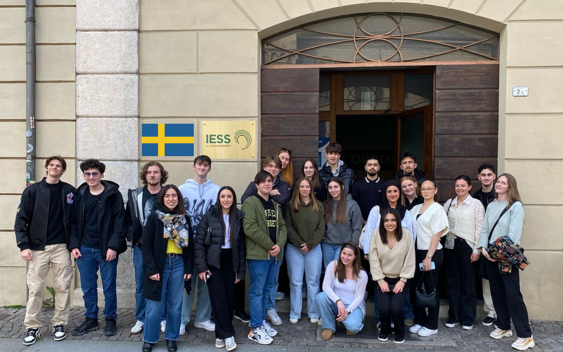 Gli studenti IESS ospitano gli studenti svedesi loro coetanei