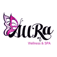 logo logotipo aura wellness spa