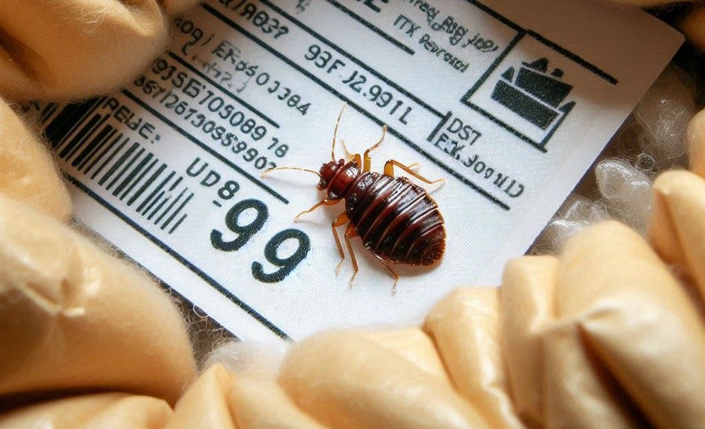 Punaise de lit dans un colis 