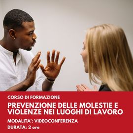 CORSO VIOLENZA SUL LAVORO VIDEOCONFERENZA