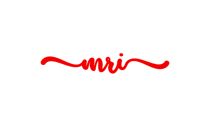 MRI Roofing Group Roof Restoration Melbourne Circular Logo with Red MRI Signature sash through the middle on transparent background