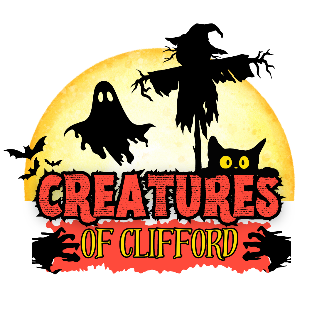 Creatures of Clifford event logo – downtown Clifford decorating contest details