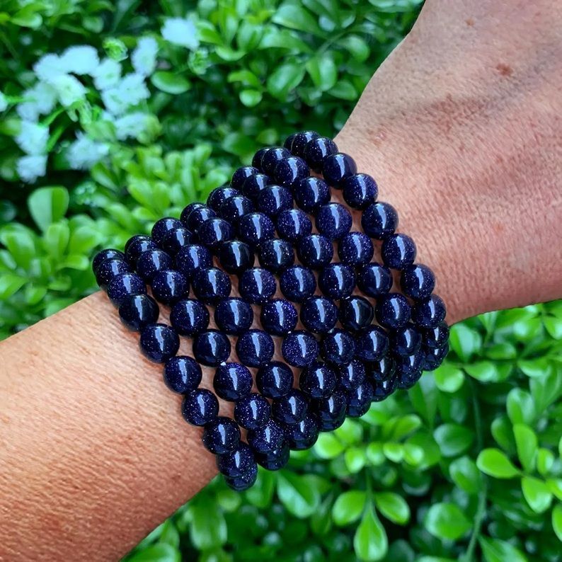Blue Goldstone Bracelet