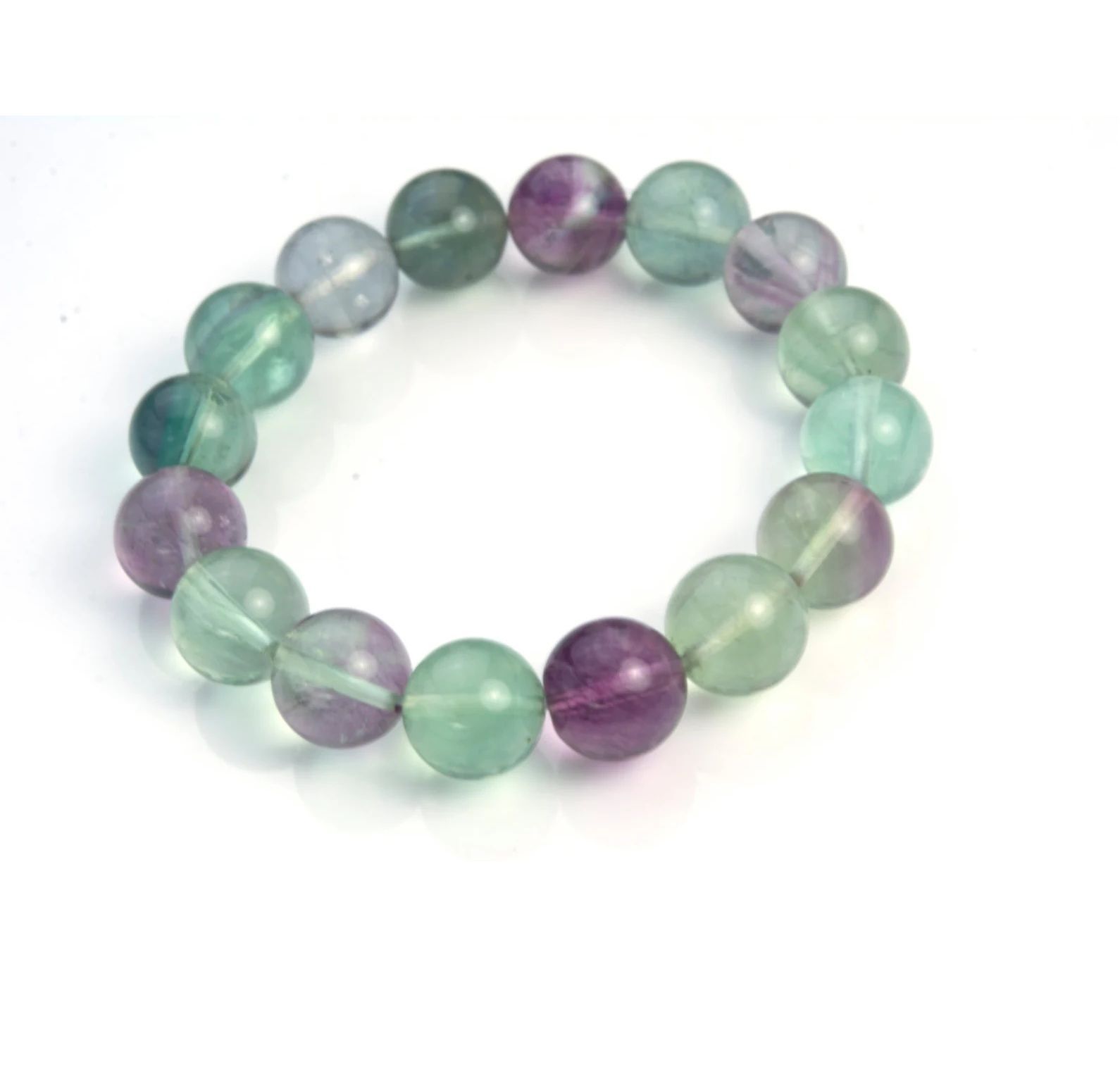 Watermelon Fluorite Bracelet