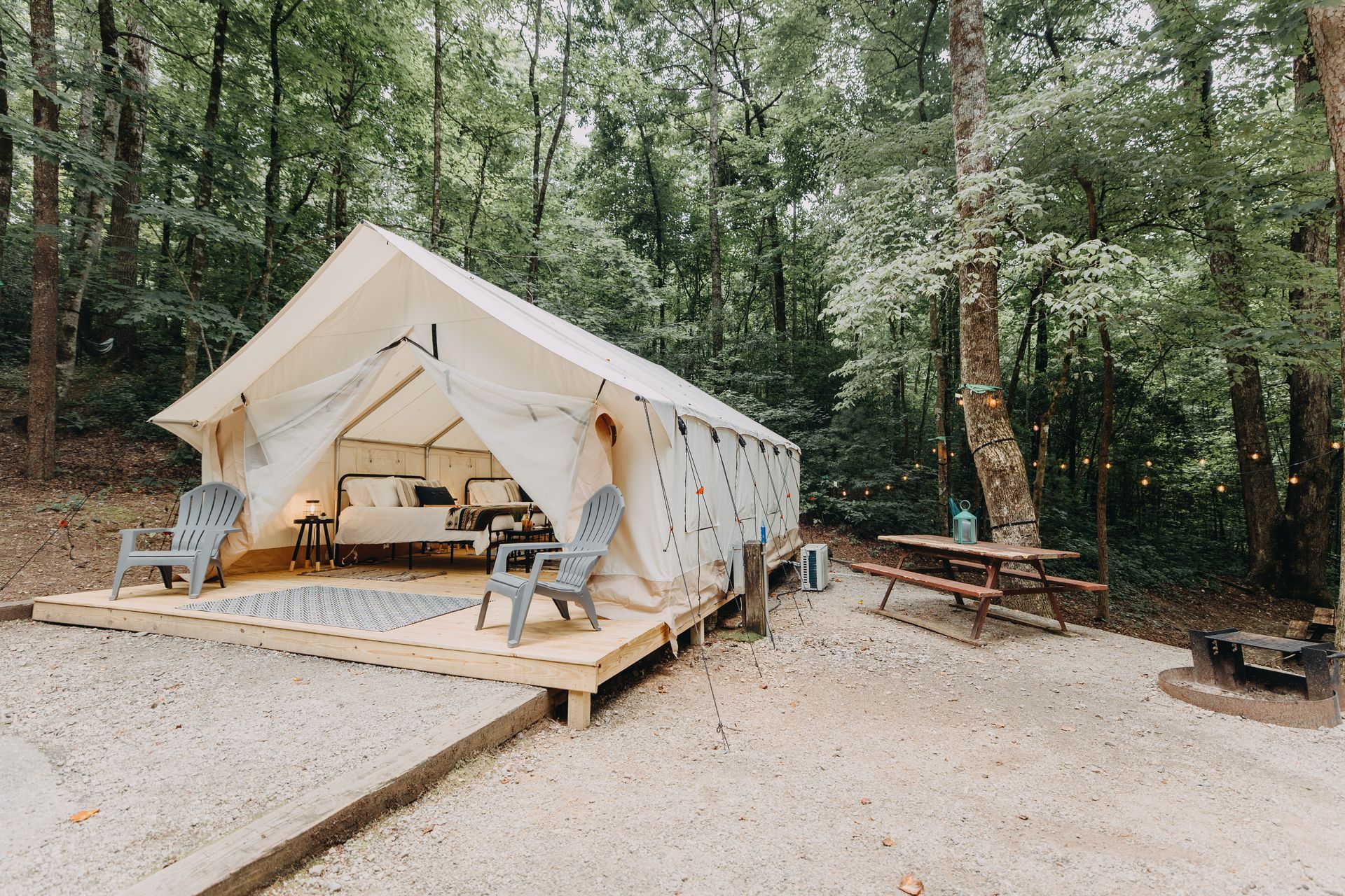 Beautiful view of Luxury Glamping Sales
