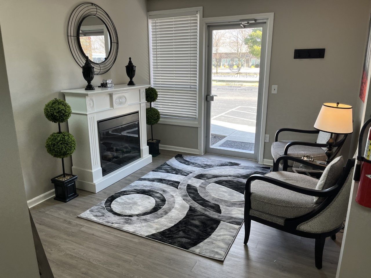 Office at Comfort Cremations in Lafayette, IN.