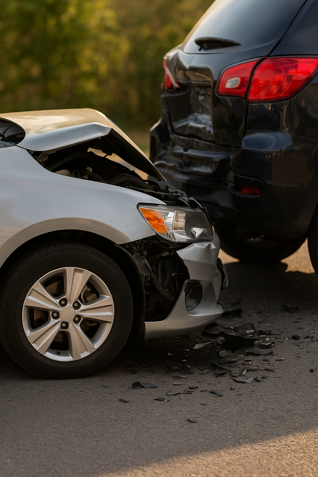 Rear end collision in Merrillville, IN