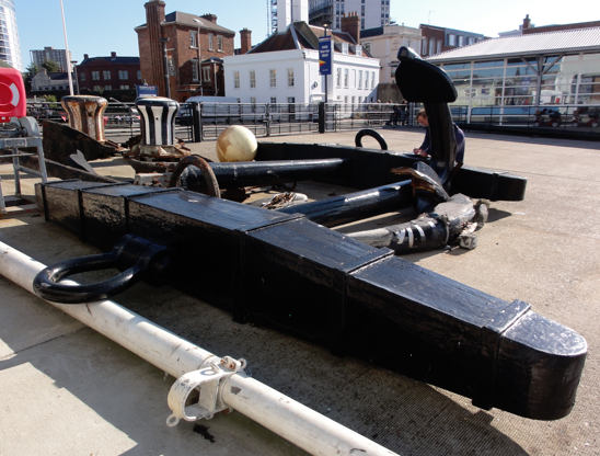 HMS Warrior Anchor pieces