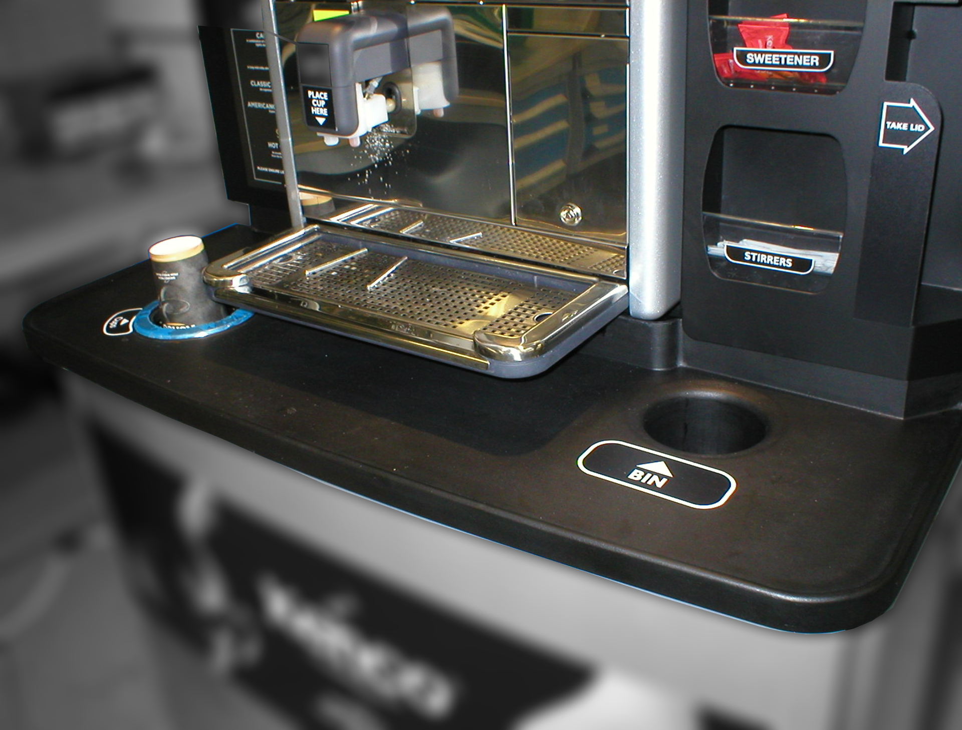 Hot Drinks Vending machine Tray