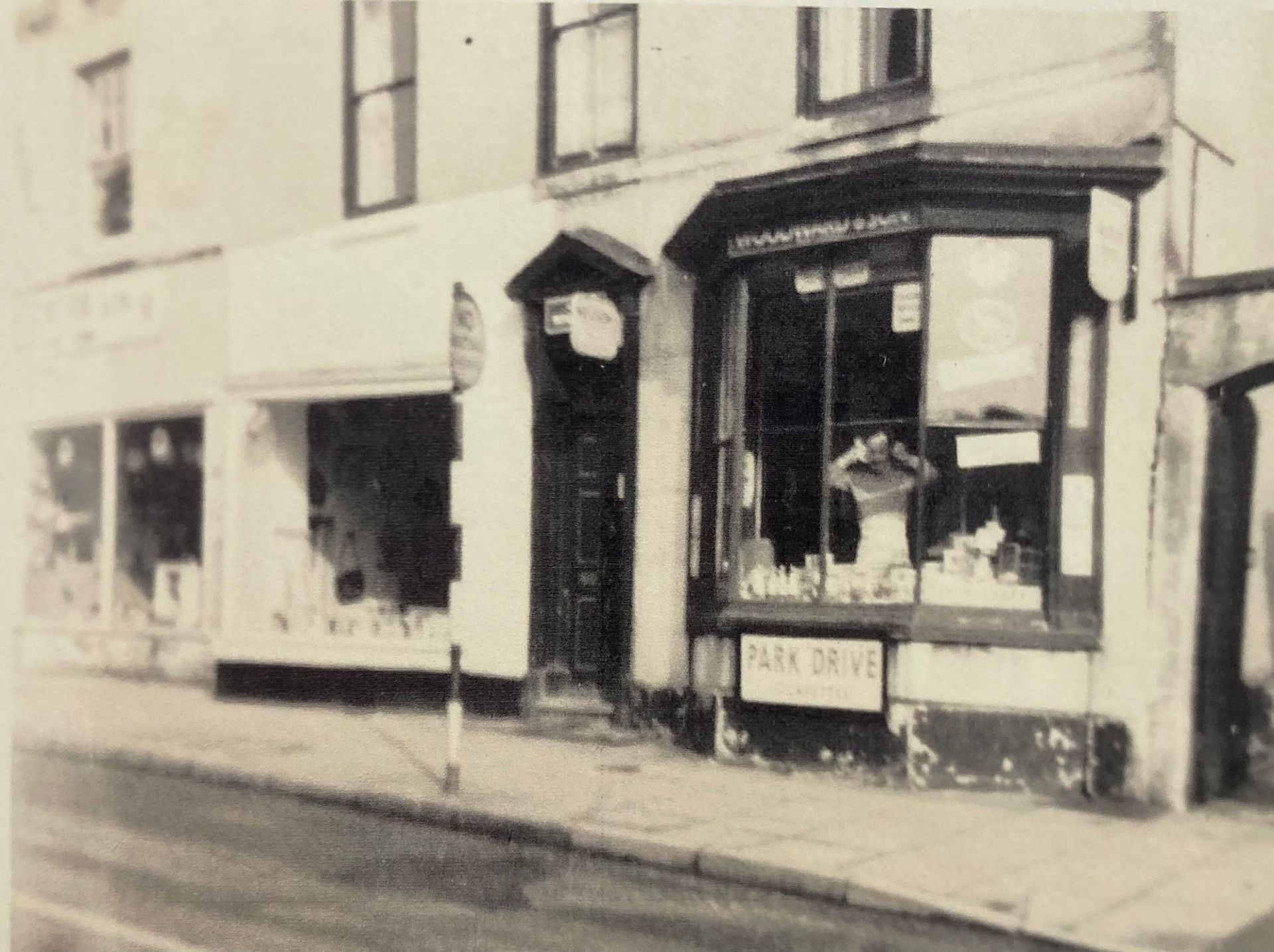 La Zouch Ashby de la Zouch Black and White photo Premises used as Grocery shop circa 1950s