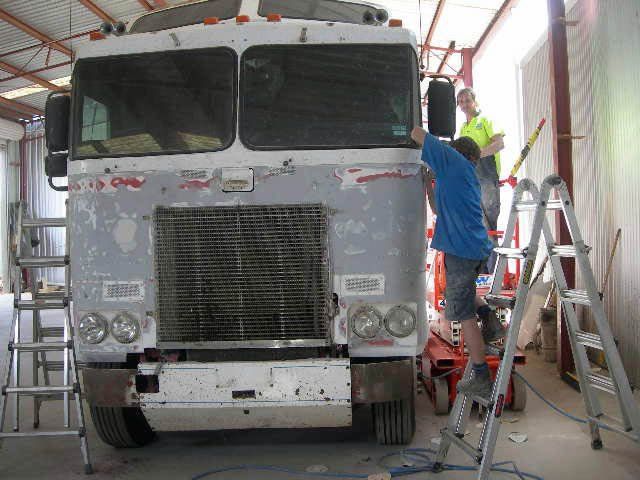 Truck To Be Repaired — Mildura, VIC — Mel Schmidt Panel Works