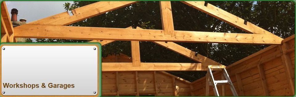 Bespoke wooden buildings BARNSLEY - Elsecar Garden Products - Workshops & Garages