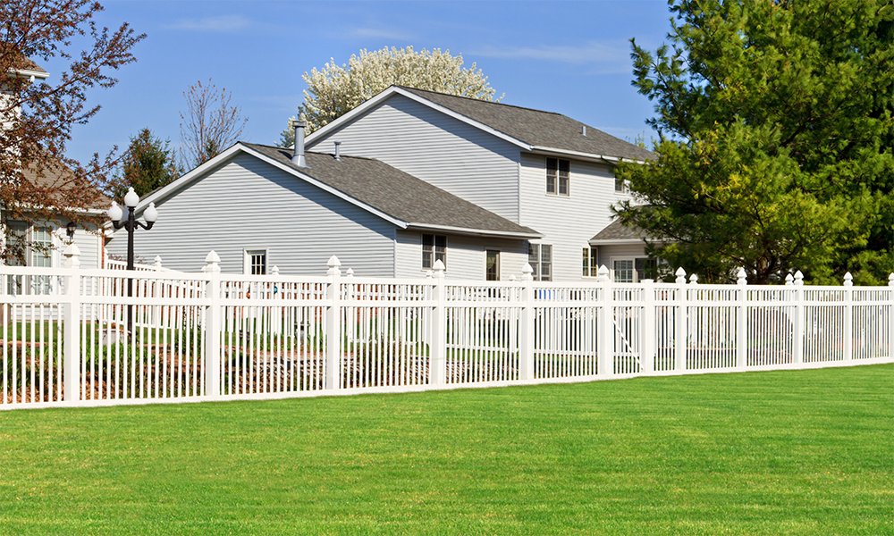 white picket fence