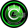 The logo for elite fence is a green circle with a crown on it.