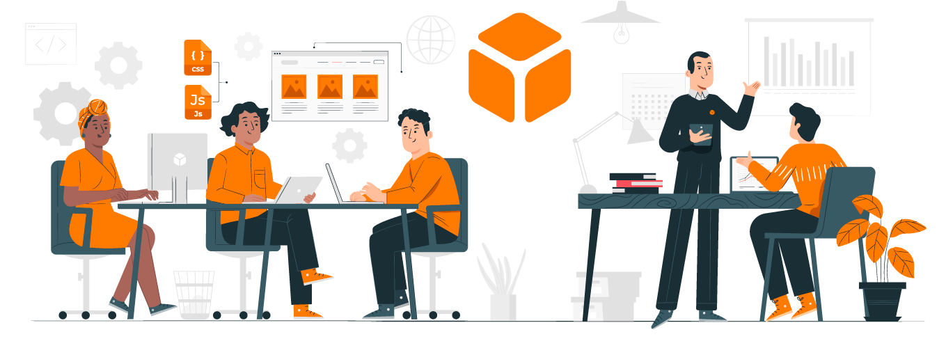 equipe websitebox desenvolvendo projetos especiais