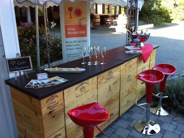 Michael Lehmann, Wein-Musketier in Aalen, Salach und Göppingen macht Ihr Fest zum Erlebnis mit der Mobilen Weinbar zum Mieten