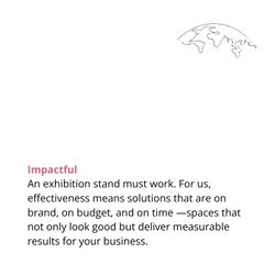 Exhibitions that make impact Exhibitions that make impact