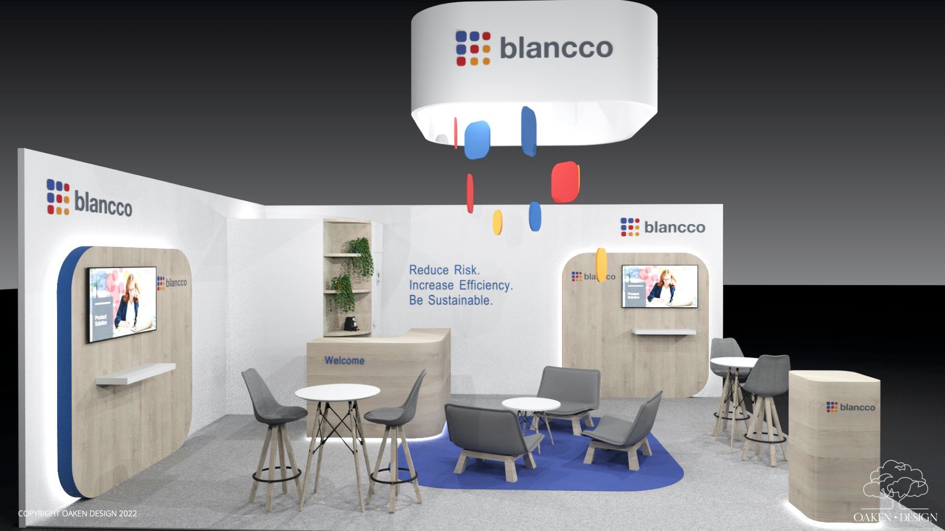 Exhibition Design Visuals Blancco at IT-SA