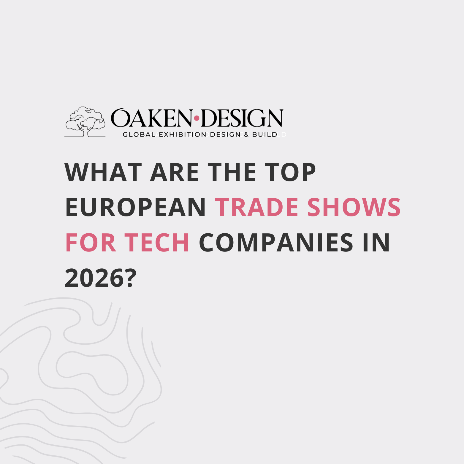Top European Tech & Gaming Trade Shows 2026