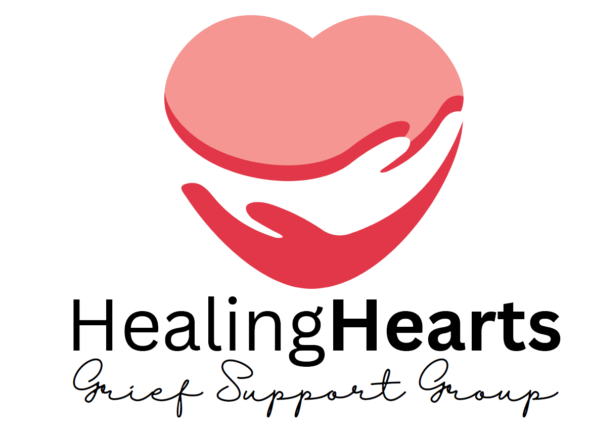 Logo with a pink heart and hands cradling it; 