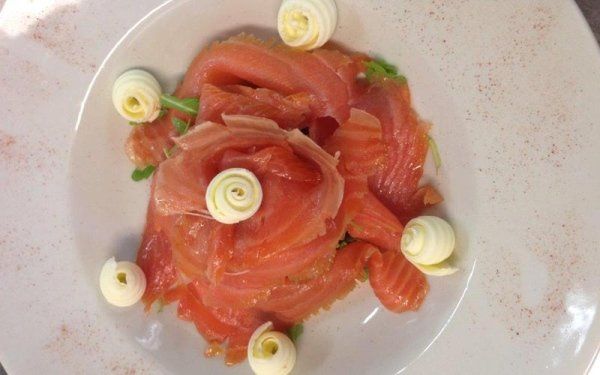Carpaccio di salmone
