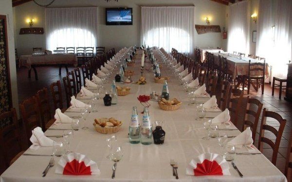 sala per l'organizzazione di eventi nel ristorante